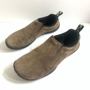 Merrell Jungle Womens Size 8 Taupe Suede Shoes